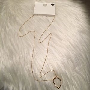 Forever 21 Jewelry - BRAND NEW PROFILE CUTOUT GOLD PENDANT NECKLACE Forever 21 Jewelry - BRAND NEW PROFILE CUTOUT GOLD PENDANT NECKLACE